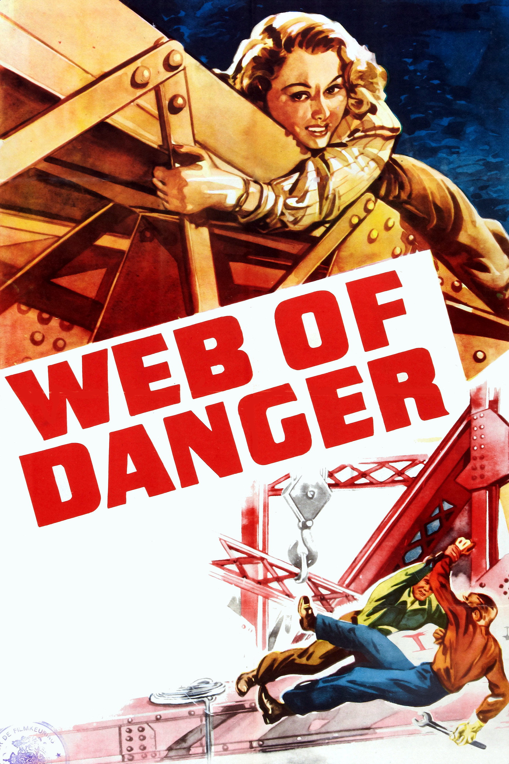 Web of Danger movie poster print