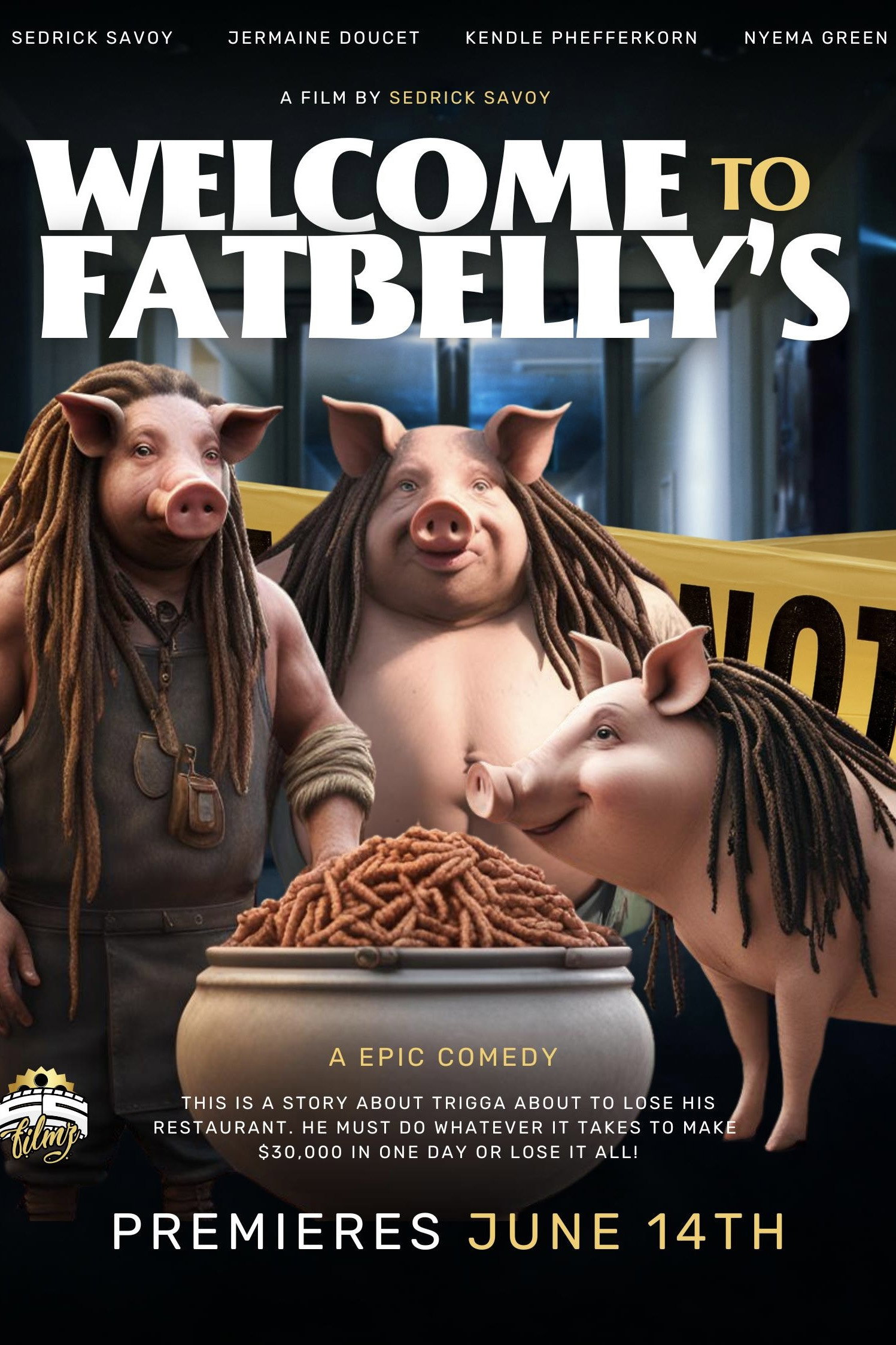 Welcome to Fatbelly's movie poster print
