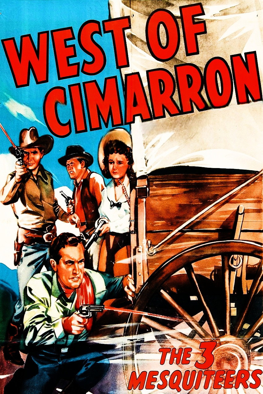 West of Cimarron movie poster print