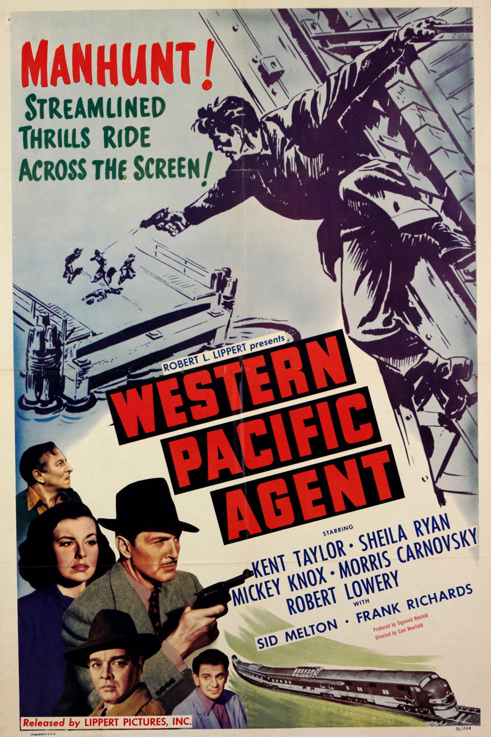 Western Pacific Agent movie poster print