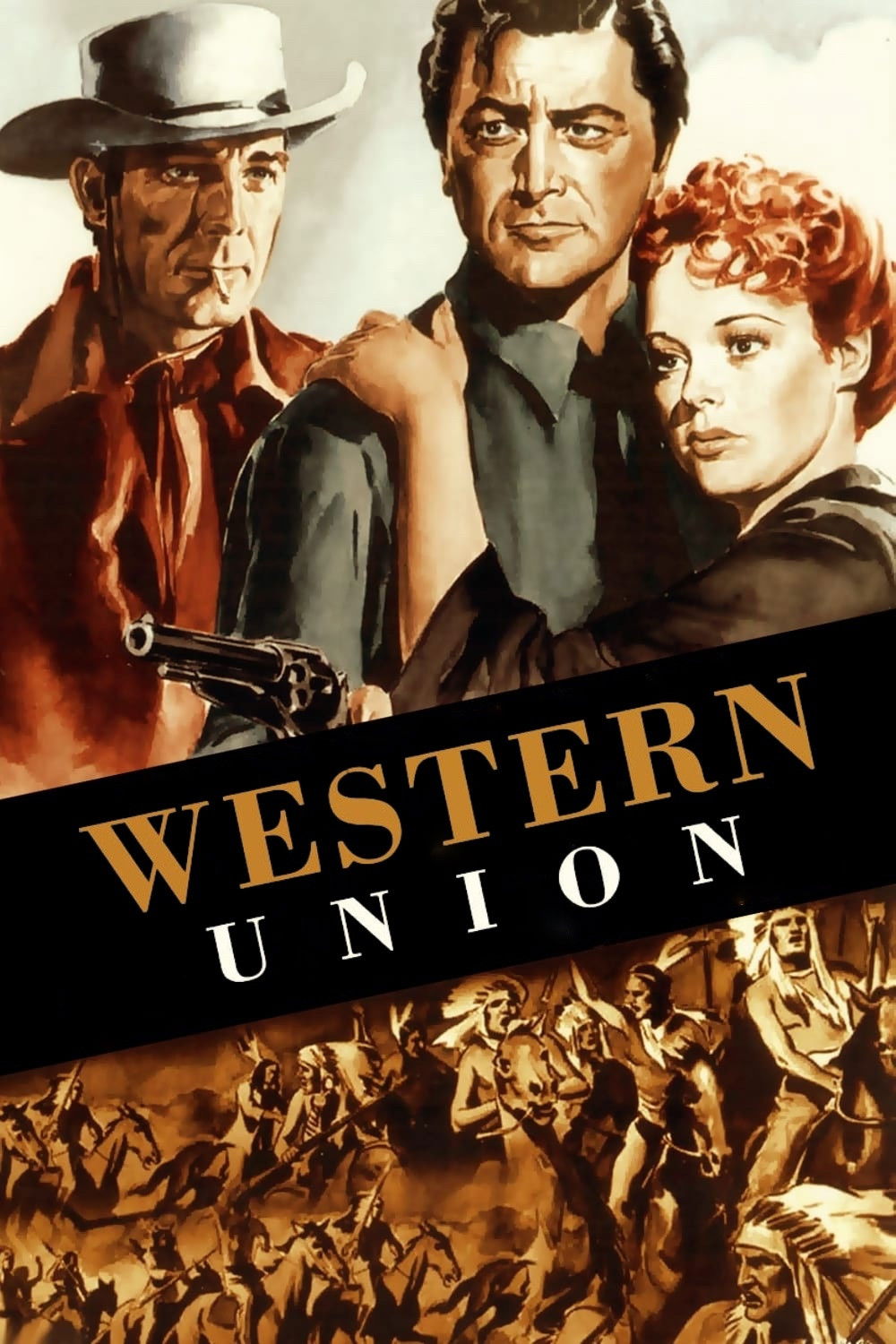 Western Union movie poster print