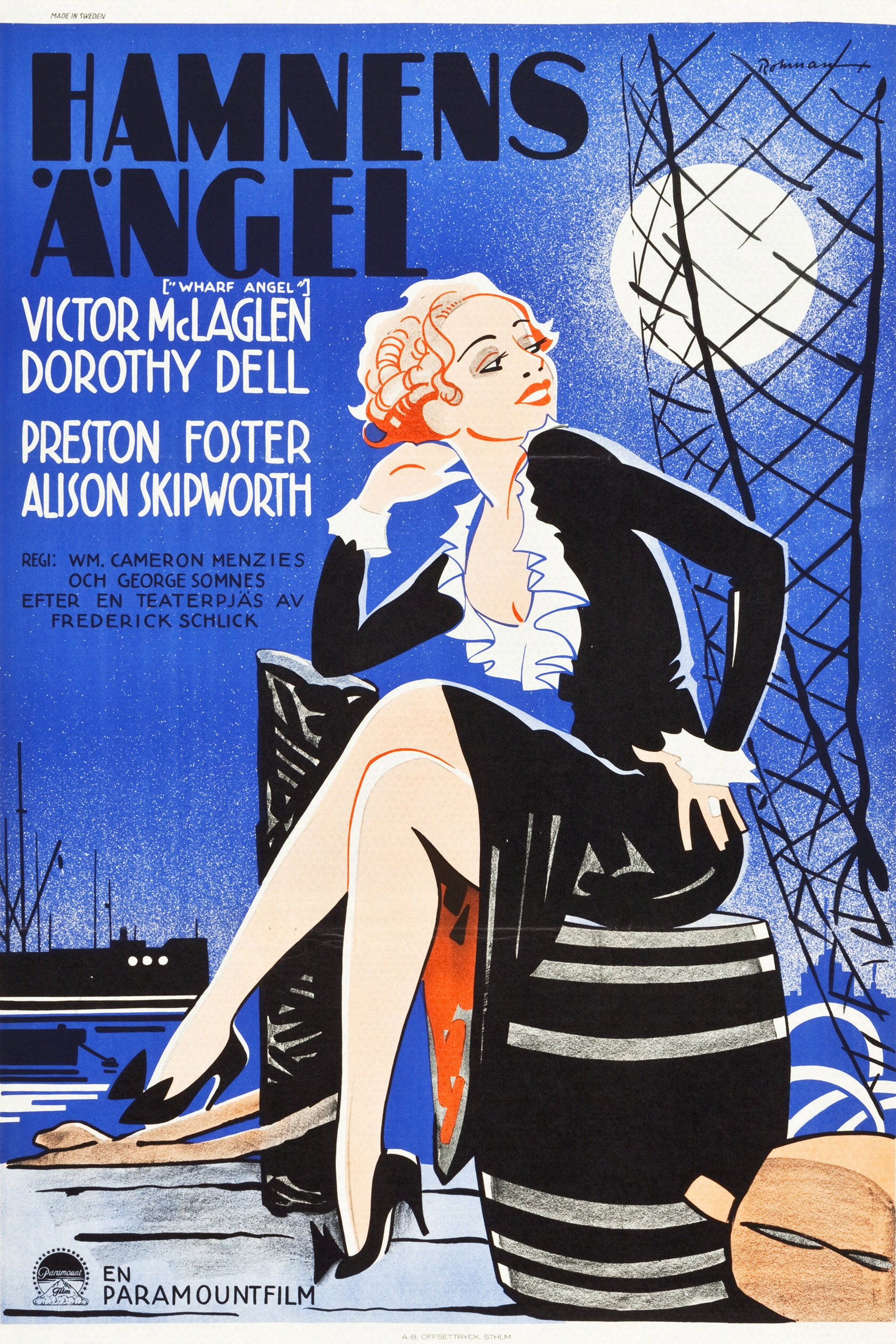 Wharf Angel movie poster print