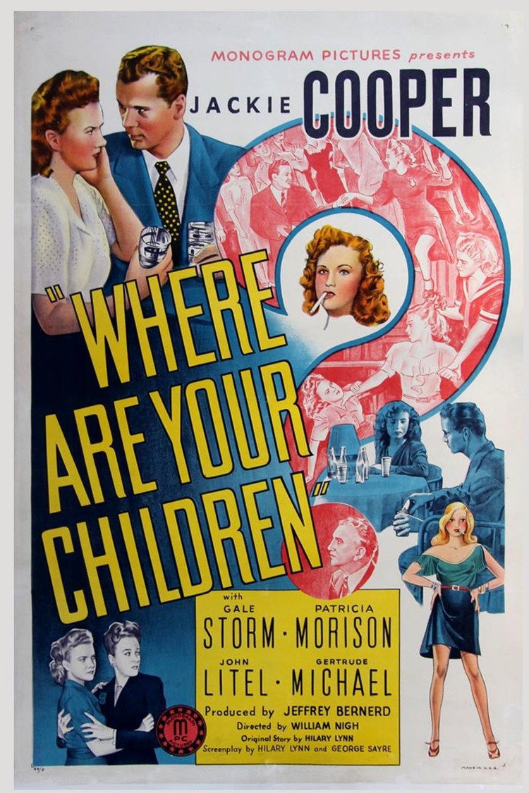 Where Are Your Children? movie poster print