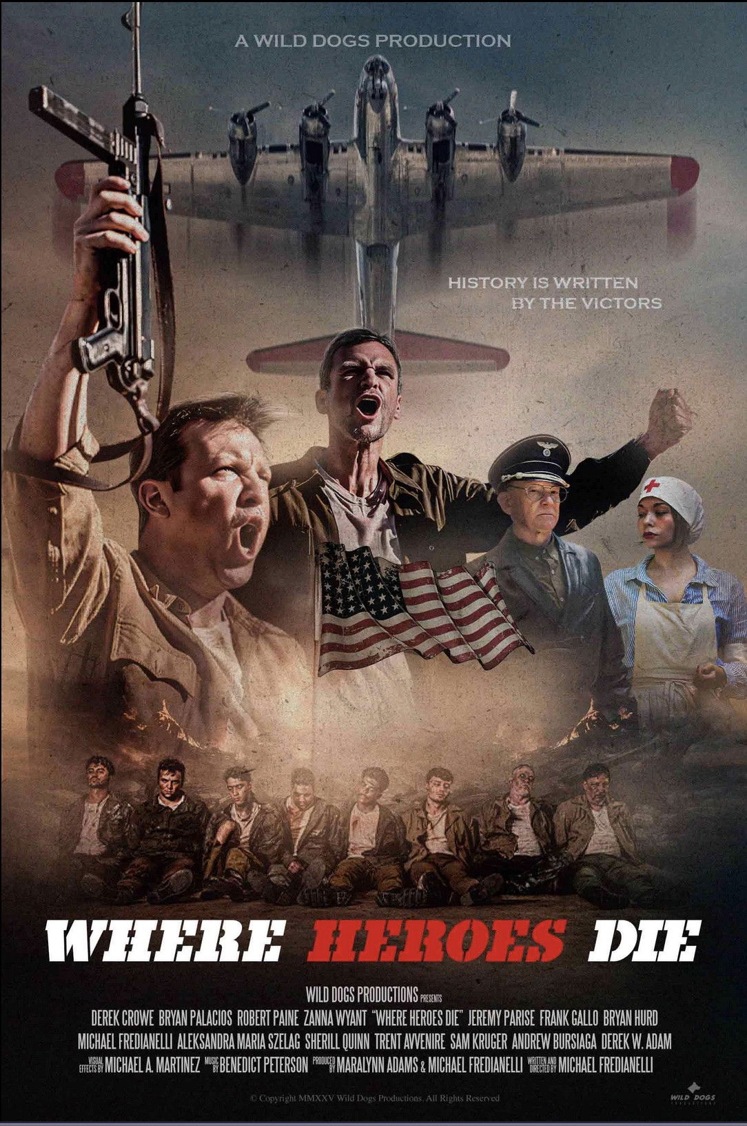 Where Heroes Die movie poster print