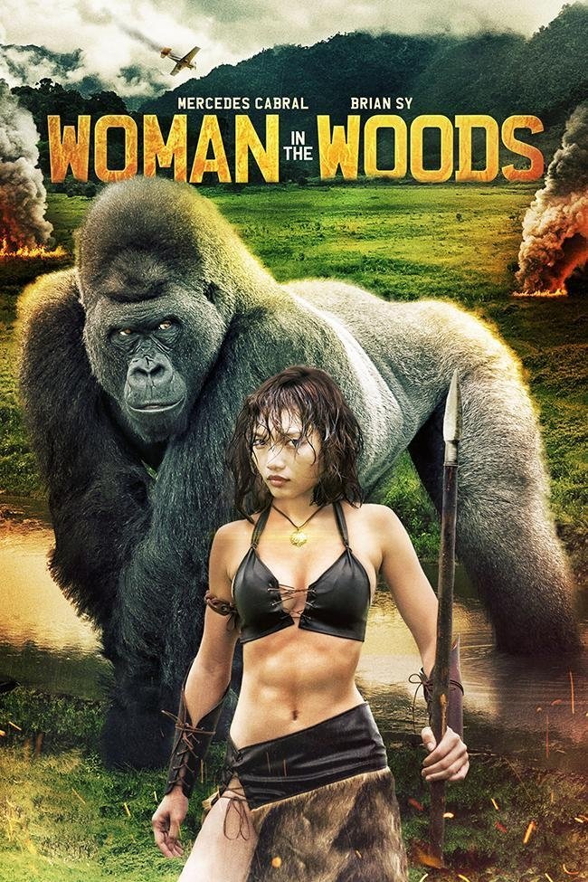 Woman in the Woods movie poster print