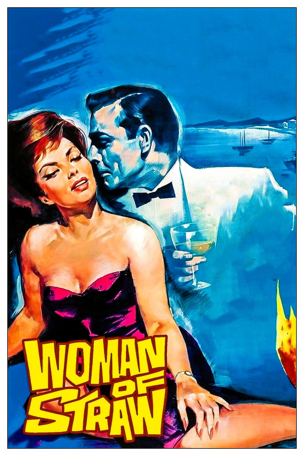 Woman of Straw movie poster print