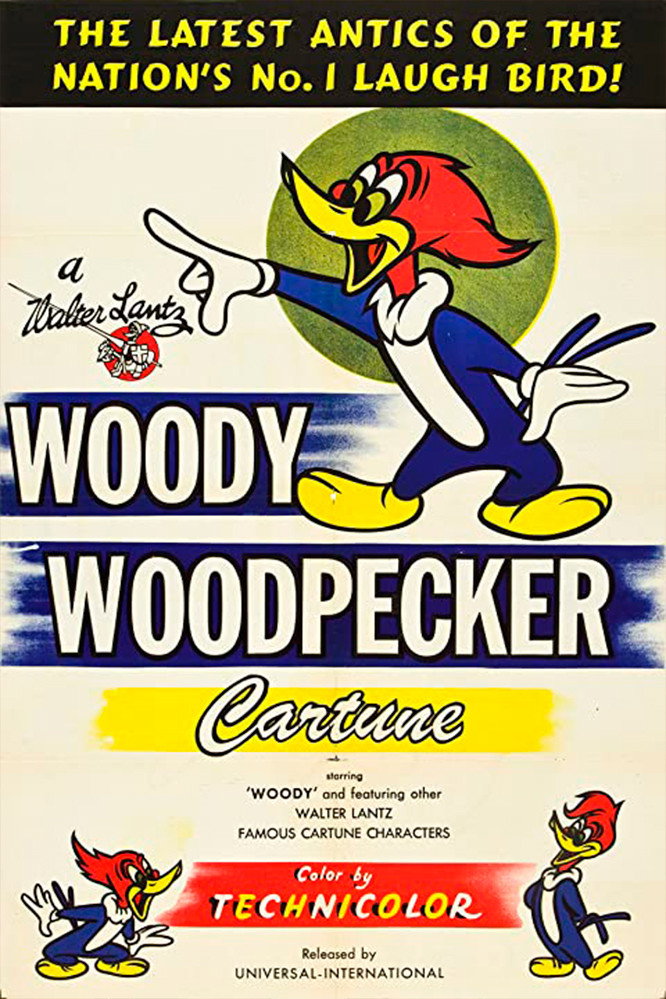 Woody Woodpecker movie poster print