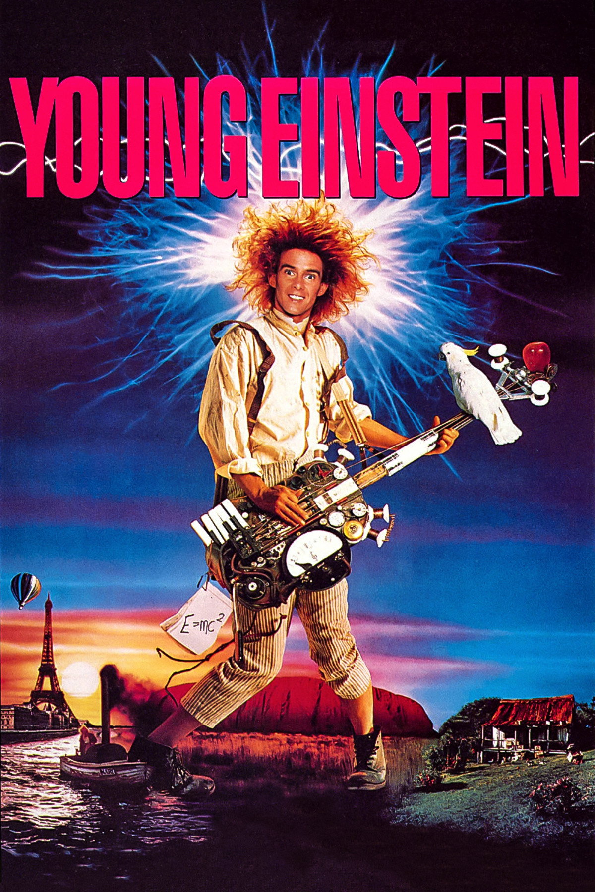 Young Einstein movie poster print
