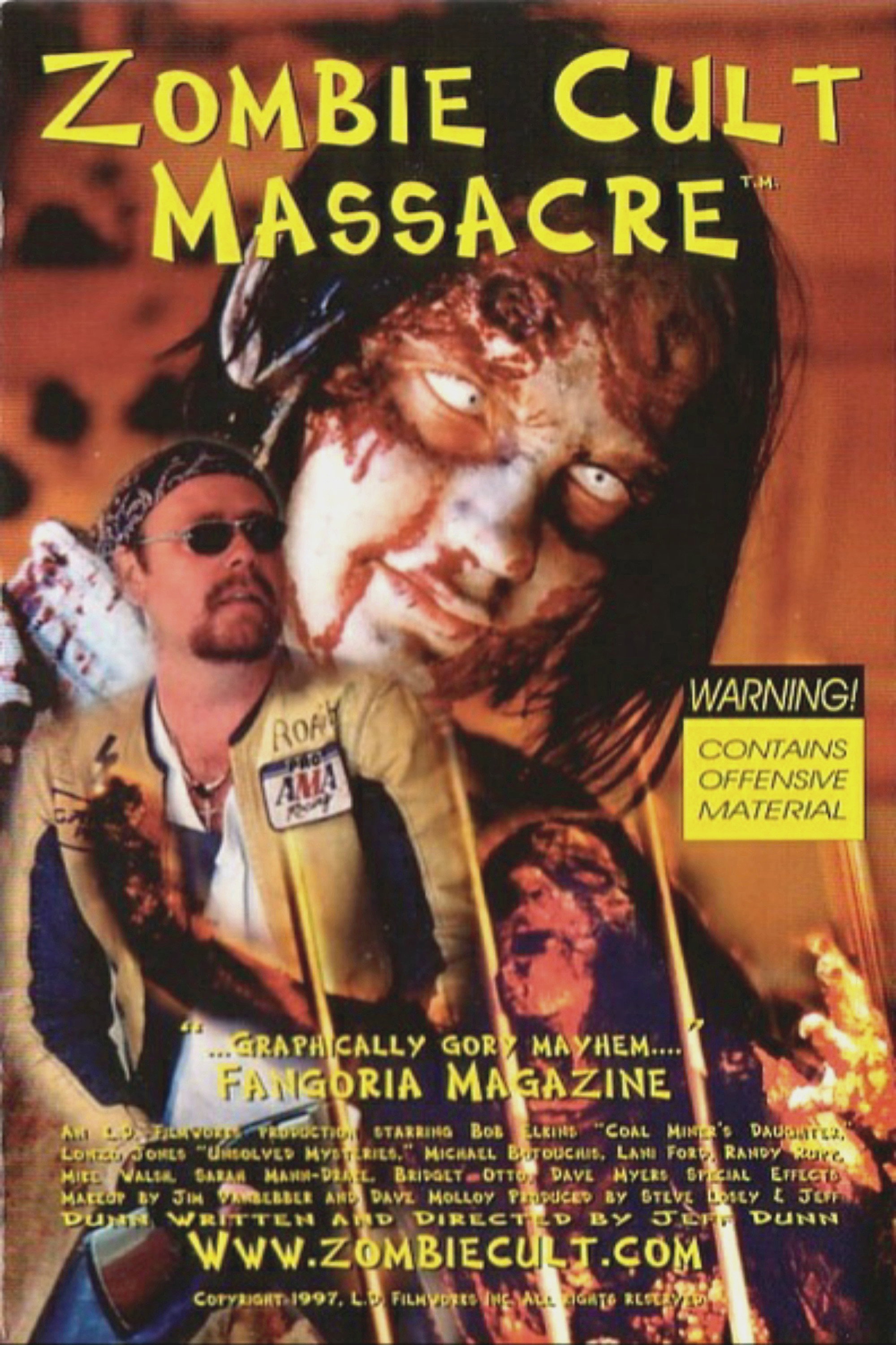 Zombie Cult Massacre movie poster print