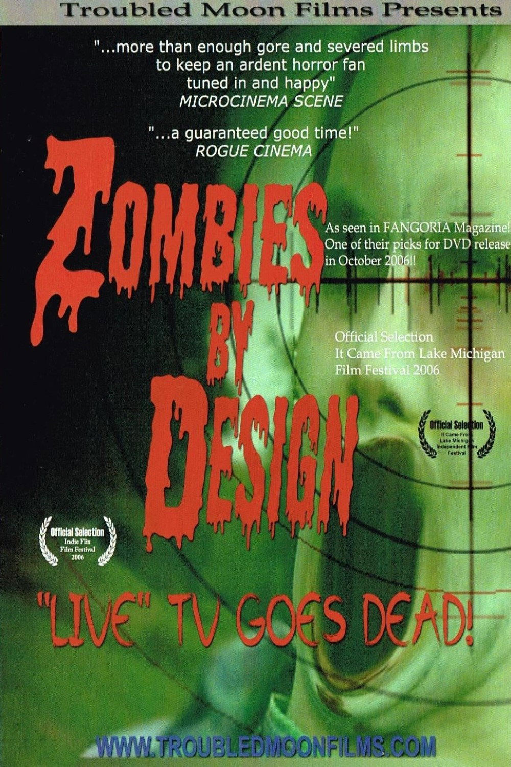 Zombies by Design movie poster print