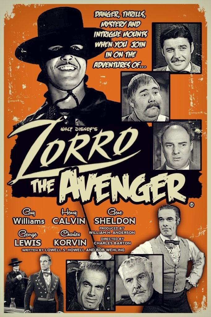 Zorro, the Avenger movie poster print